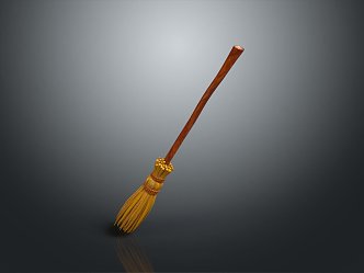 Broom, broom, broom, mop bucket, sweeping utensils, sweeping supplies, cleaning utensils, hygiene 3d model