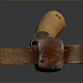 Vintage Hand Hammer With Wooden Handle And Rustic Metal Head Tool