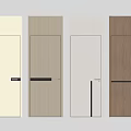 Modern Hinged Doors in Various Wood Tones and Neutral Colors Minimalist Design