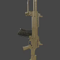 Control of weapons and rifles 3d model