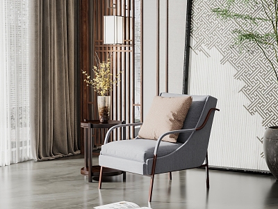 Modern sofa chair leisure chair side combination model