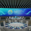 Exquisite Banquet Hall Layout For 2025 World Power Battery Conference Grand Welcome Dinner