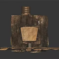 Handcrafted Vintage Wooden Windmill Model With Detailed Blades And Sturdy Base