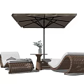 Modern recliner 3d model