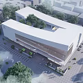 Community Activity Center 3d model