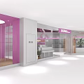 ZUMA Boutique Store Modern Exterior With Display Shelves Plants And Lighting