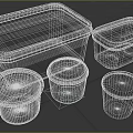 Assorted Packaged Dessert Cups With Chocolate Spice Vanilla And Swirl Flavors In Different Containers