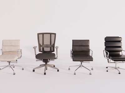 Modern office chair worker chair combination model