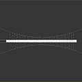 Modern Suspension Bridge With Metal Mesh Railings And Wooden Plank Deck