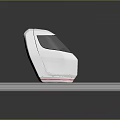 Train Light Rail Metro High Speed Rail EMU Train High Speed Train High Speed Train High Speed Locomotive EMU 3d model