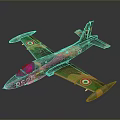 RS-25 Futuristic Space Aircraft With Military Camouflage And Aeronautical Design