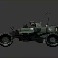 Self-made armed car modified car modified car chariot doomsday car self-made car self-made car modified car 3d model