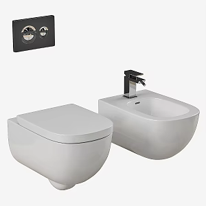Modern Toilet 3d model