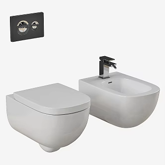 Modern Toilet 3d model