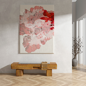 New Chinese Decorative Painting 3d model