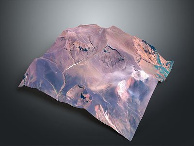 Geography, topography, mountain shape, ridge, ridge, valley, mountain range, canyon, geomorphology, mountain peak, mountain body 3d model