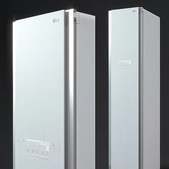 Modern LG Fridge 3d model