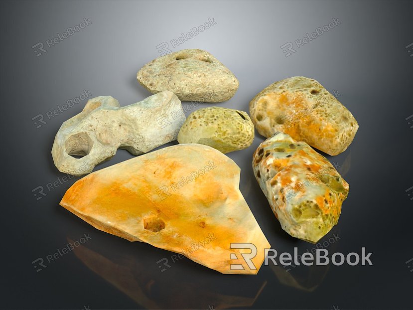 Stone Rock Stone Stone Appreciation Stone Strange Stone Ore Realistic model