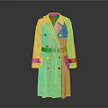 Stylish Yellow Double Breasted Belted Long Trench Coat Fashion Design