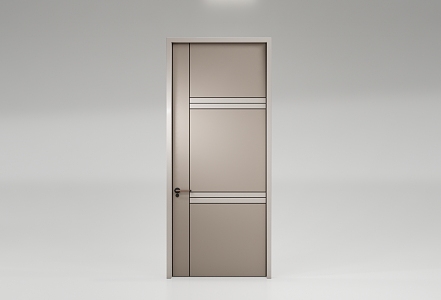 Single-door set door 3d model