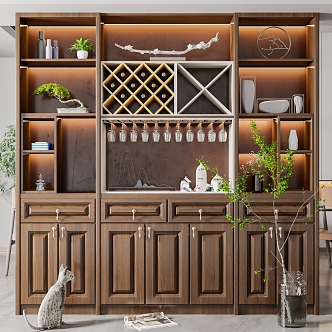 Wine Cabinet 3d model