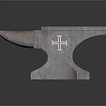 Sturdy Metal Blacksmith Anvil With Polished Surface And Traditional Design For Professional Metalworking Tasks