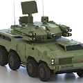 625E Air Defense System Missile Vehicle Radar Vehicle Command Vehicle Armored Vehicle Tank 3d model