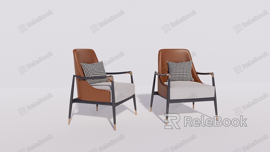 Modern Sofa Chair Leisure Chair Single Sofa Chair model