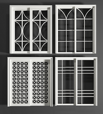 Jane Ou sliding door 3d model