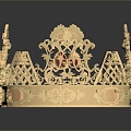 Modern Crown Crown Crown Crown Crown Home Ornaments 3d model