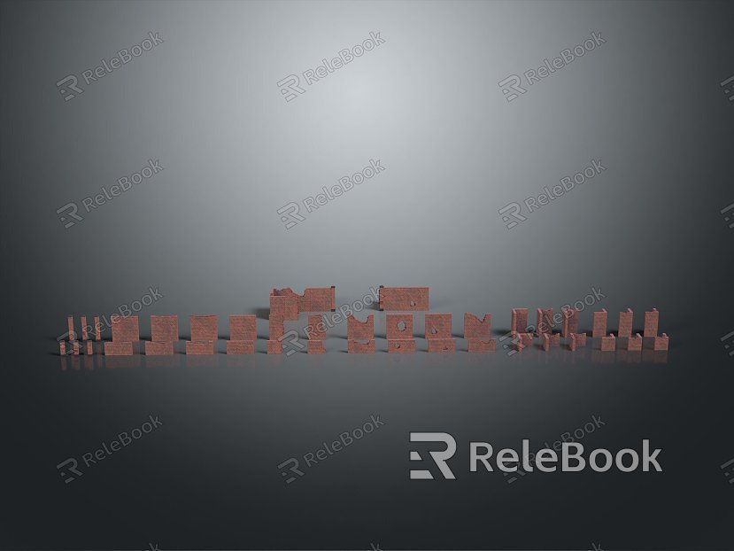 Wall brick wall red brick red brick wall old brick wall old wall outdoor articles realistic model