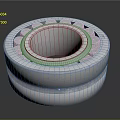 Metal Roller Bearing With Inner Outer Rings And Precision Rollers Structure Design