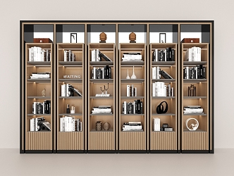 Modern Bookcase Modern Minimalist Display Cabinet Modern Decorative Cabinet 3d model