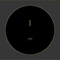 Coast Black Flashlight With Yellow Light Strip And Portable Ergonomic Design