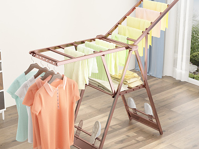 modern drying rack clothes rail model