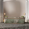 Lobby Reception Desk Reception Desk Water Bar 3d model