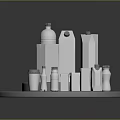 Assorted Daily Life Product Containers Including Bottles Cartons Jars And Boxes