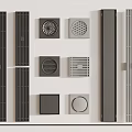 Modern Bathroom Small Accessories With Various Drain Grate Designs And Multiple Styles