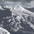 Snow Mountain Mountain Range 3d model