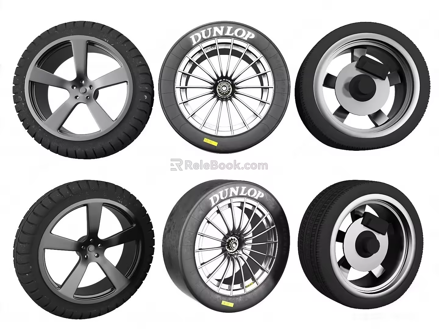 Modern Tire Combination 3d model