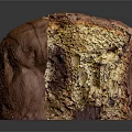 Appetizing Sliced Chocolate Bread with Soft Texture and Rich Chocolate Chunks