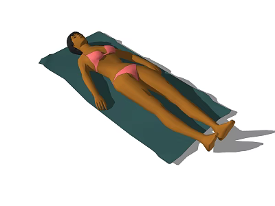 SU model character model residential area design landscape character model design SU character character background 3d model