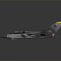 Sleek Gray Aerospace Spacecraft With Yellow Tail Fin And Aerodynamic Wing Structure