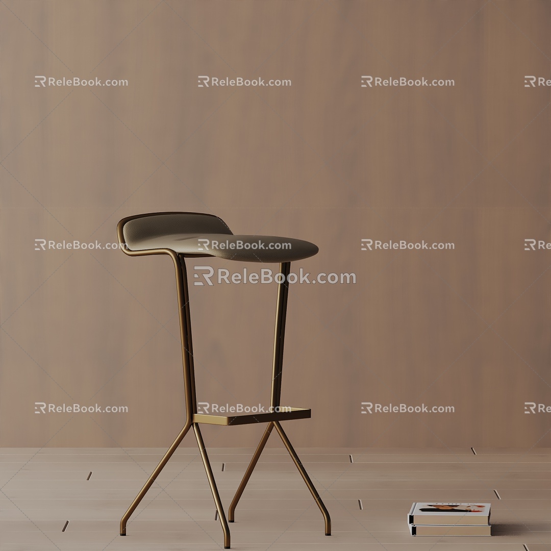 Modern Bar Chair 3d model