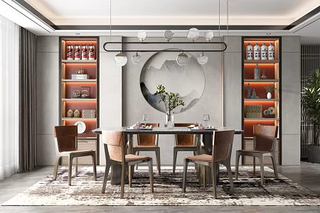 New Chinese Restaurant 3d model