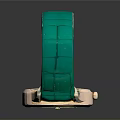 Elegant Luxury Watch With Green Crocodile Strap Gold Case And Green Dial