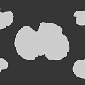 Various Brown Mushroom Fungi Plants With Different Shapes On Gray Background