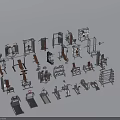 Various Types of Gym Fitness Equipment for Strength and Cardio Training