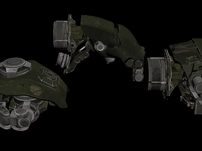 Mechanical Character And Biological Creature Design With Intricate Features And Organic Details 3d model