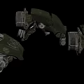 Mechanical Character And Biological Creature Design With Intricate Features And Organic Details